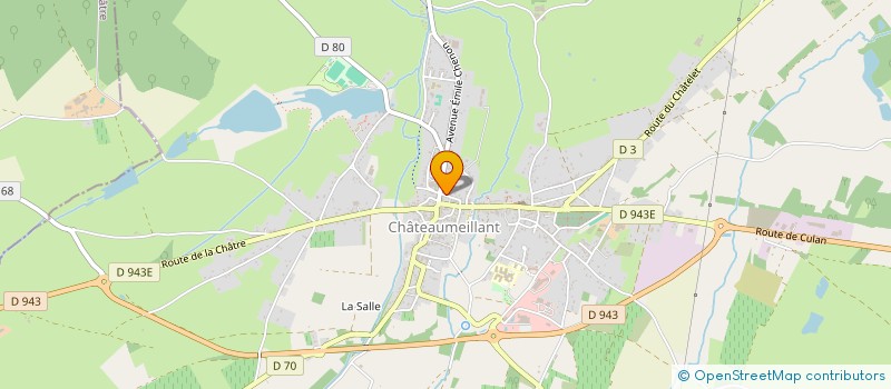 localisation de l'entreprise MONSIEUR GREG FOURNEL  CHATEAUMEILLANT