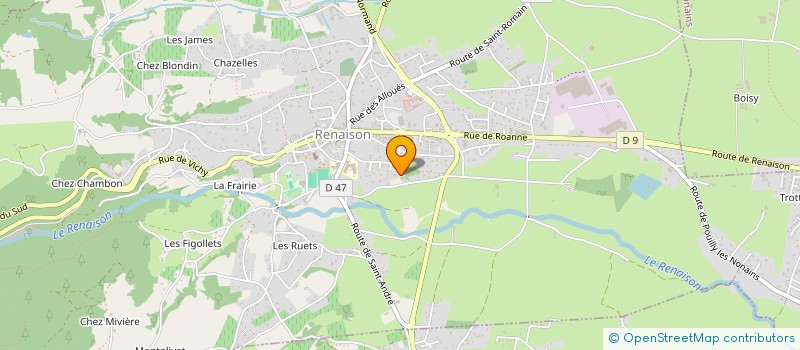 localisation de l'entreprise MONSIEUR GREG LOTISSIER  RENAISON