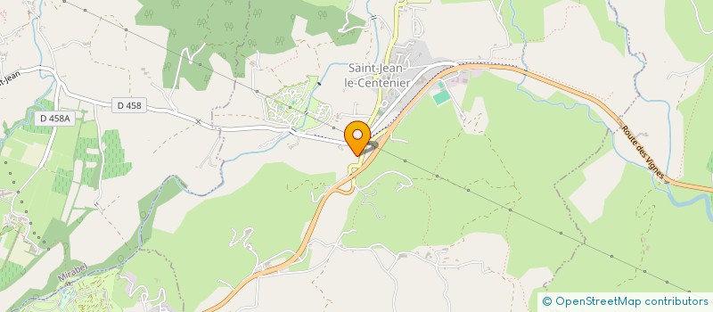 localisation de l'entreprise MONSIEUR GREG MAQUESTIAU  SAINT-JEAN-LE-CENTENIER