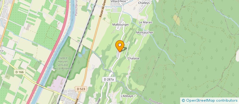 localisation de l'entreprise MONSIEUR GREG MOLLARD  PONTCHARRA