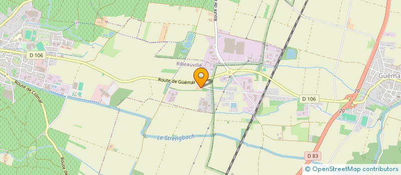 localisation de l'entreprise MONSIEUR GREG VAN DER MEIJDEN  RIBEAUVILLE