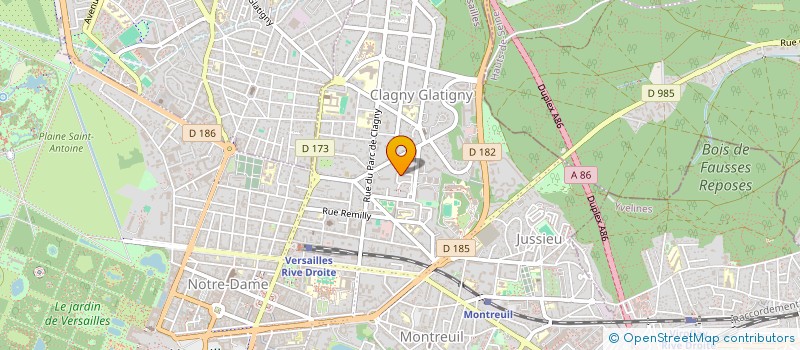 localisation de l'entreprise MONSIEUR GREGAN RANDRIAMAHANINA à VERSAILLES