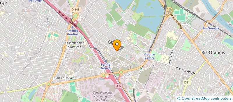 localisation de l'entreprise MONSIEUR GREGET NGOMA  GRIGNY