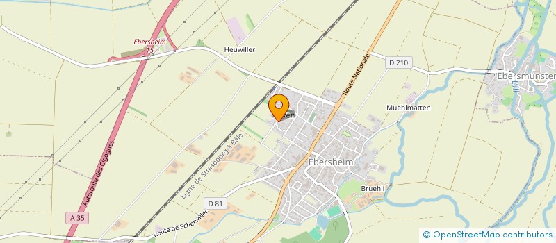 localisation de l'entreprise MONSIEUR GREGG CHIRLIN  EBERSHEIM