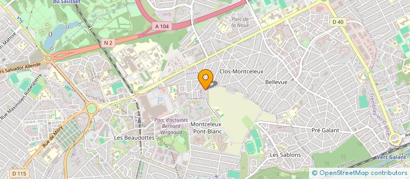 localisation de l'entreprise MONSIEUR GREGLY PASCALINE à SEVRAN