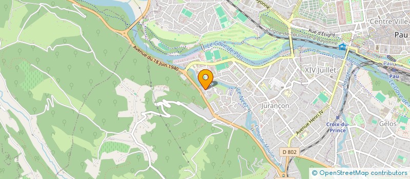 localisation de l'entreprise MONSIEUR GREGOIRE ABBEY  BILLERE