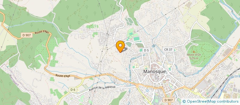 localisation de l'entreprise MONSIEUR GREGOIRE AFONSO à MANOSQUE