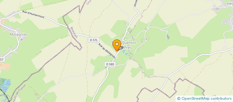 localisation de l'entreprise MONSIEUR GREGOIRE AIM  SAINT-QUENTIN-DES-PRES