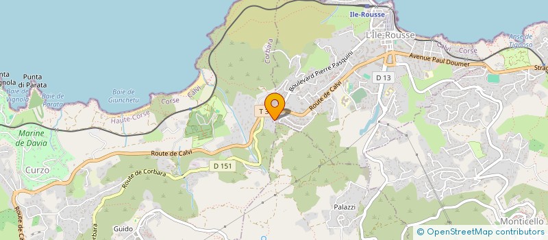 localisation de l'entreprise MONSIEUR GREGOIRE ALBERTINI à L'ILE-ROUSSE