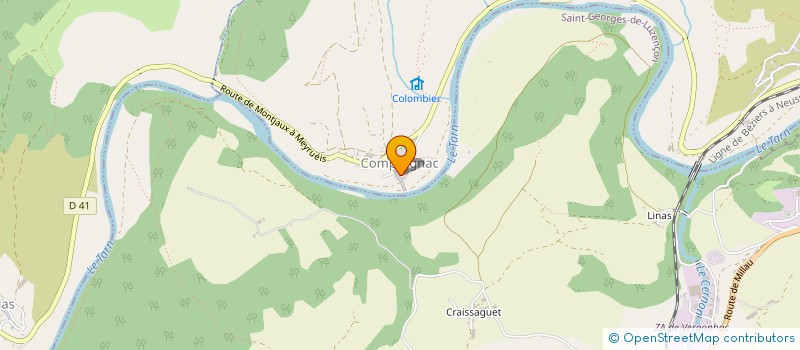 localisation de l'entreprise MONSIEUR GREGOIRE APPY  COMPREGNAC