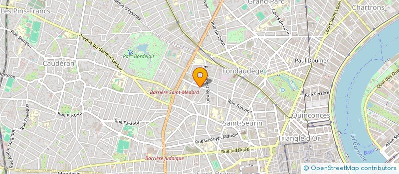 localisation de l'entreprise MONSIEUR GREGOIRE BADAULT à BORDEAUX