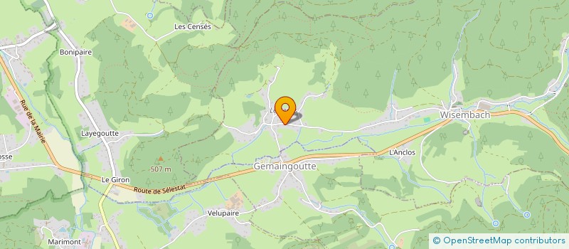 localisation de l'entreprise MONSIEUR GREGOIRE BAILLY  WISEMBACH