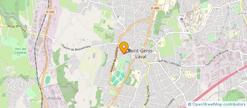 localisation de l'entreprise MONSIEUR GREGOIRE BANZET à SAINT-GENIS-LAVAL