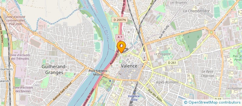 localisation de l'entreprise MONSIEUR GREGOIRE BARDAKJIAN  BOURG-LES-VALENCE