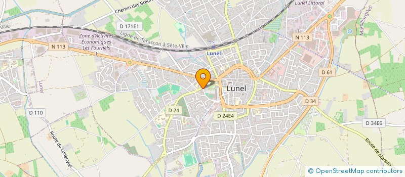 localisation de l'entreprise MONSIEUR GREGOIRE BASSO  LUNEL