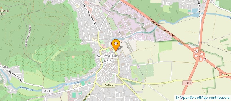 localisation de l'entreprise MONSIEUR GREGOIRE BASTIN  SOULTZ-HAUT-RHIN