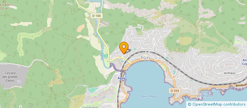 localisation de l'entreprise MONSIEUR GREGOIRE BAVAY  SAINT-RAPHAEL