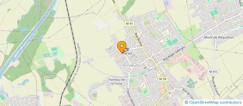 localisation de l'entreprise MONSIEUR GREGOIRE BECQUART  ANNULLIN