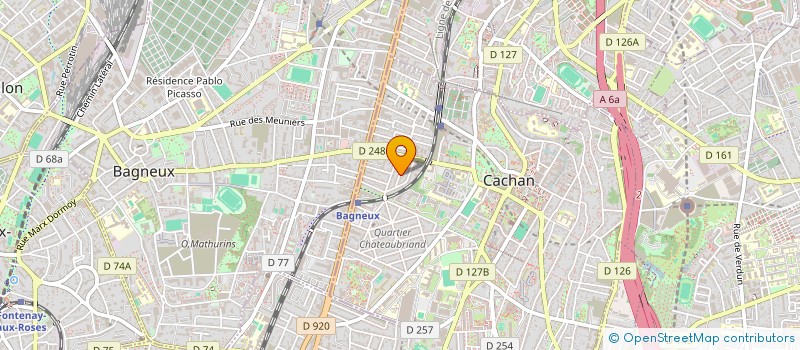 localisation de l'entreprise MONSIEUR GREGOIRE BELIEN à CACHAN