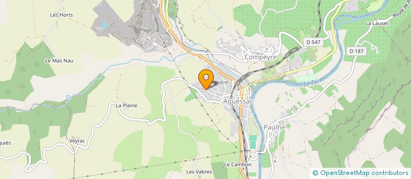 localisation de l'entreprise MONSIEUR GREGOIRE BENSILHE  AGUESSAC