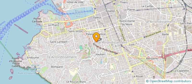 localisation de l'entreprise MONSIEUR GREGOIRE BERGER  MARSEILLE