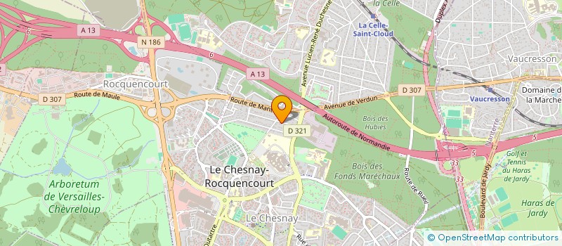 localisation de l'entreprise MONSIEUR GREGOIRE BERNARD-MAR GINISTY  LE CHESNAY-ROCQUENCOURT