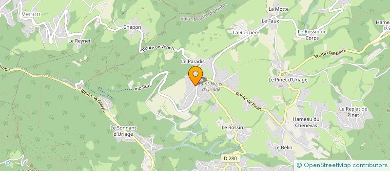 localisation de l'entreprise MONSIEUR GREGOIRE BERNIGAUD  SAINT-MARTIN-D'URIAGE