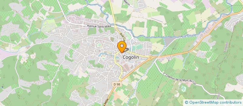 localisation de l'entreprise MONSIEUR GREGOIRE BETREMIEUX à COGOLIN