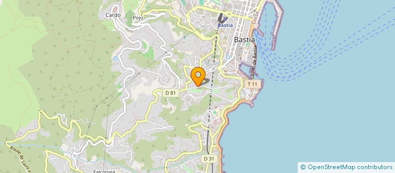 localisation de l'entreprise MONSIEUR GREGOIRE BEZIE à BASTIA