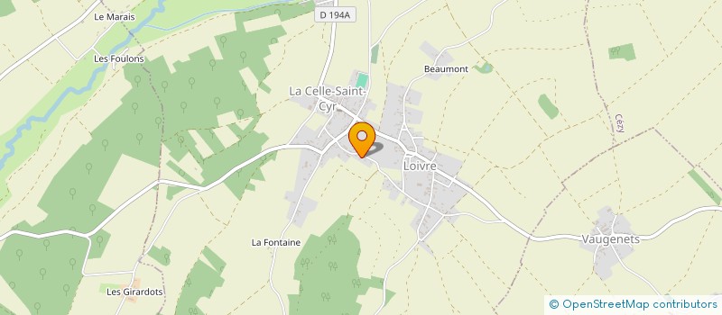 localisation de l'entreprise MONSIEUR GREGOIRE BILLIETTE  LA CELLE-SAINT-CYR