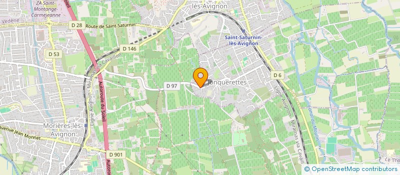 localisation de l'entreprise MONSIEUR GREGOIRE BLANC  JONQUERETTES