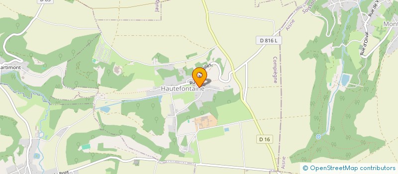 localisation de l'entreprise MONSIEUR GREGOIRE BOIDIN  HAUTEFONTAINE