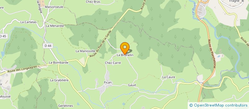 localisation de l'entreprise MONSIEUR GREGOIRE BROSSARD  SAINT-ROMAIN-D URFE