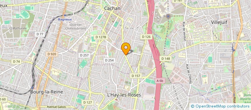 localisation de l'entreprise MONSIEUR GREGOIRE BRZOZOWSKI à CACHAN