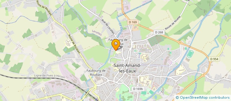 localisation de l'entreprise MONSIEUR GREGOIRE CALLENS à SAINT-AMAND-LES-EAUX