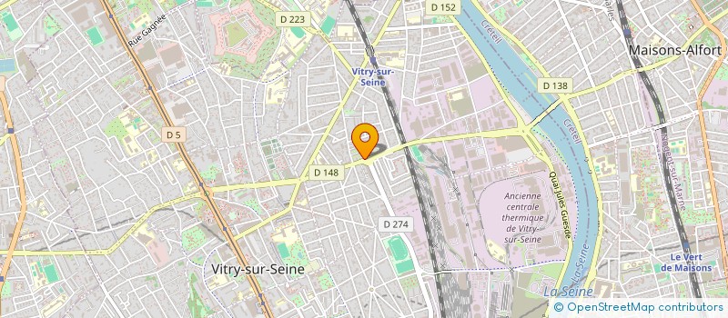 localisation de l'entreprise MONSIEUR GREGOIRE CAMUZET  VITRY-SUR-SEINE