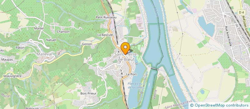 localisation de l'entreprise MONSIEUR GREGOIRE CANNAVALE  SAINT-PIERRE-DE-BUF