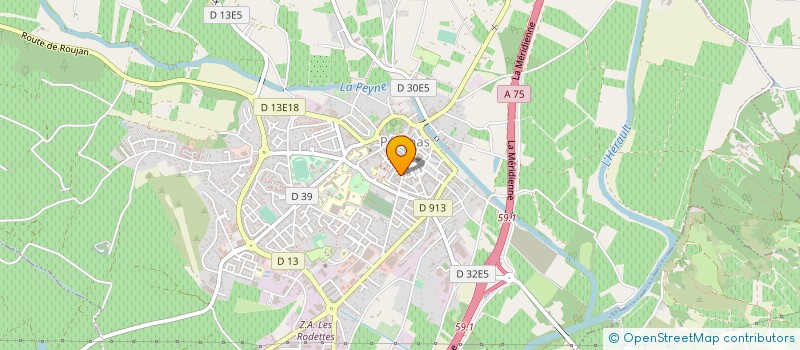localisation de l'entreprise MONSIEUR GREGOIRE CANTARERO à PEZENAS