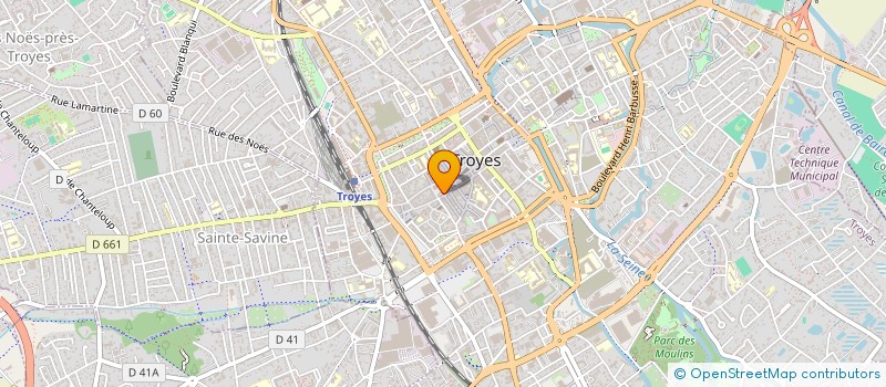 localisation de l'entreprise MONSIEUR GREGOIRE CAPELLE  TROYES