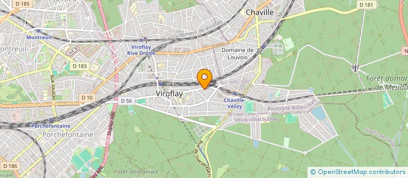 localisation de l'entreprise MONSIEUR GREGOIRE CASADEVALL  VIROFLAY