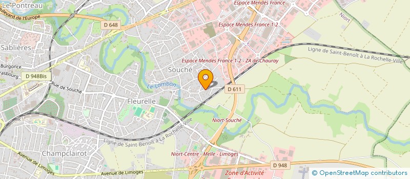 localisation de l'entreprise MONSIEUR GREGOIRE CHALUFOUR à NIORT