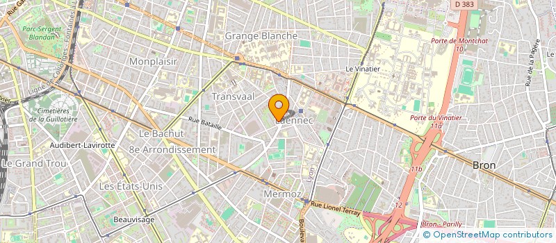 localisation de l'entreprise MONSIEUR GREGOIRE CHAMBRE  LYON