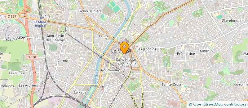 localisation de l'entreprise MONSIEUR GREGOIRE CHAMPY  LE MANS