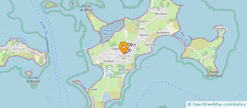 localisation de l'entreprise MONSIEUR GREGOIRE CHAPEL  ILE-D ARZ