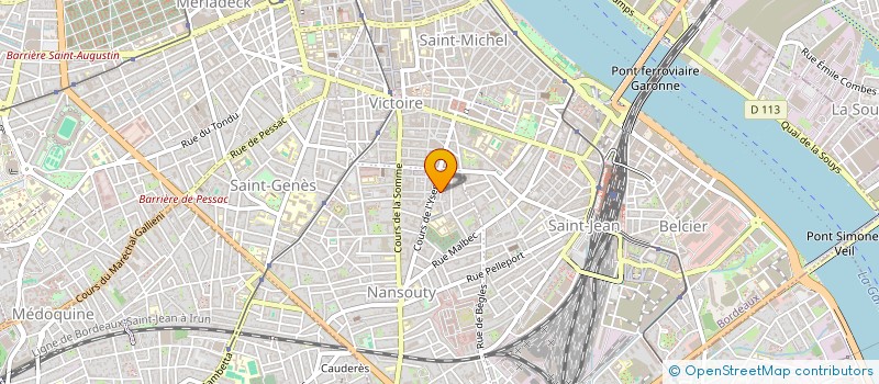 localisation de l'entreprise MONSIEUR GREGOIRE CHAUVEAU  BORDEAUX