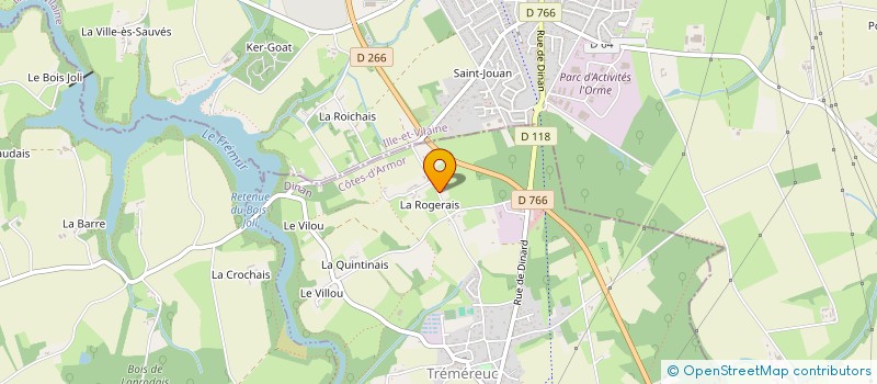 localisation de l'entreprise MONSIEUR GREGOIRE CHOLOU  TREMEREUC