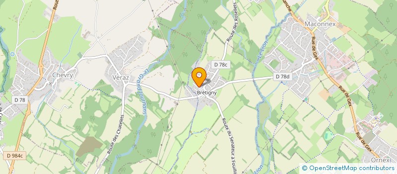 localisation de l'entreprise MONSIEUR GREGOIRE CHOPLAIN  PREVESSIN-MOENS