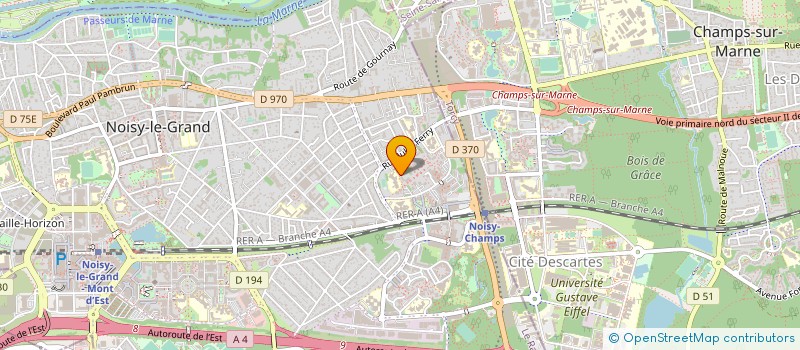 localisation de l'entreprise MONSIEUR GREGOIRE CHRISTOPHER  NOISY-LE-GRAND