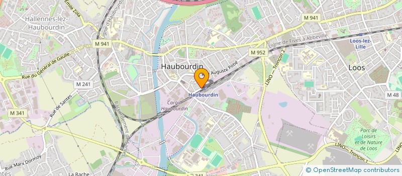 localisation de l'entreprise MONSIEUR GREGOIRE CLAVERIE à HAUBOURDIN