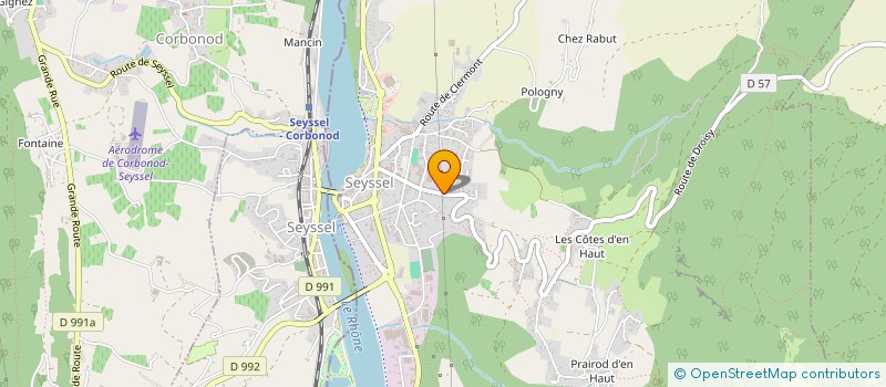 localisation de l'entreprise MONSIEUR GREGOIRE COISNE  SEYSSEL